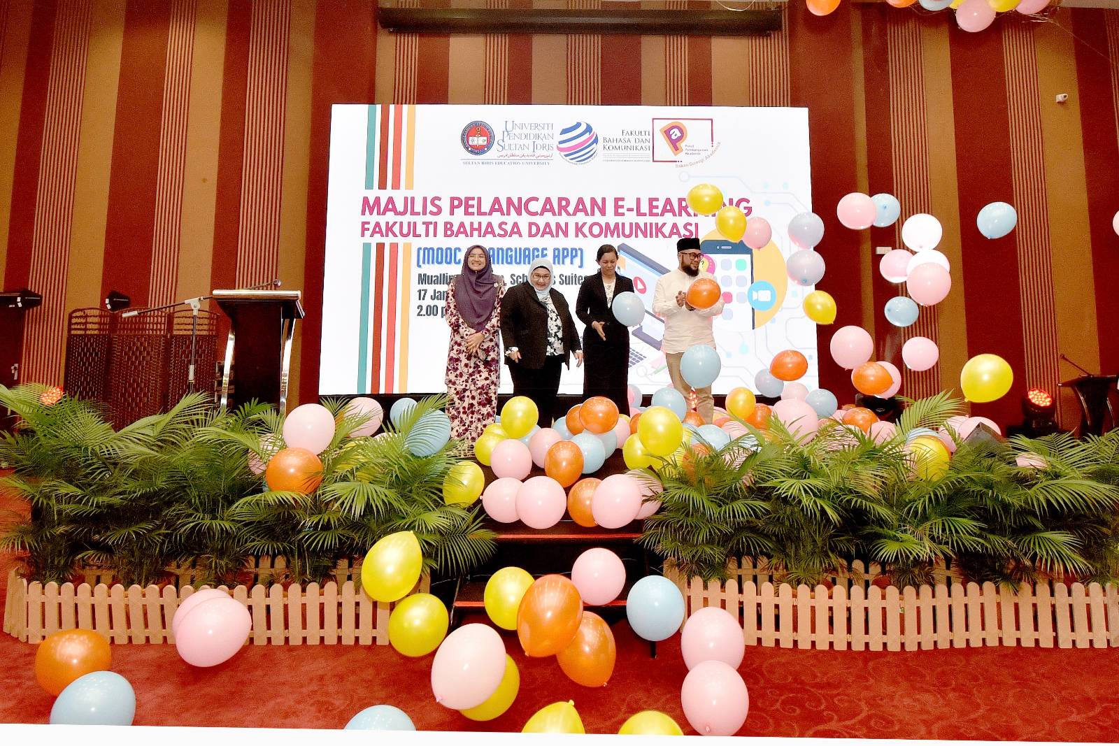 MAJLIS PELANCARAN E LEARNING FBK MOOC DAN LANGUAGE APP